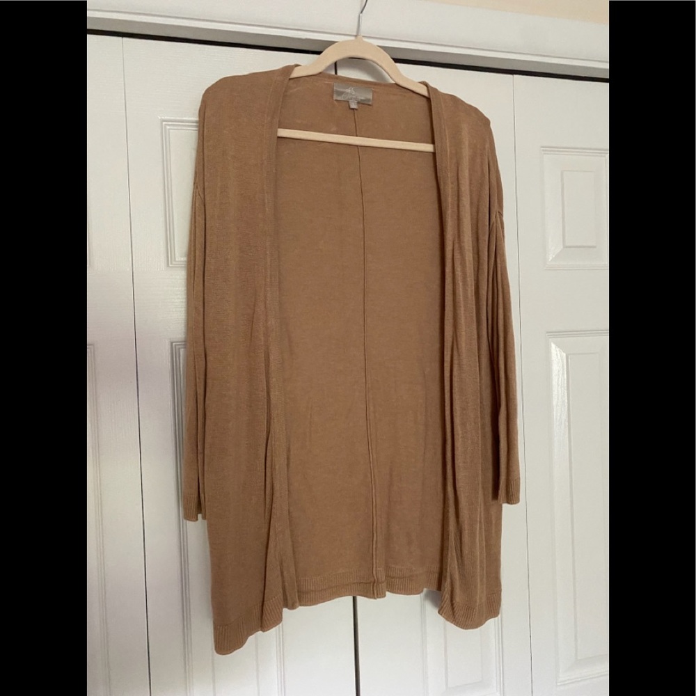 Coastal Chic/Coast grandmother open mid thigh cardigan sweater